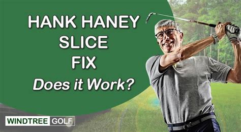 Haney one shot slice fix review Sounds like he determined that your grip was a major cause of your faults